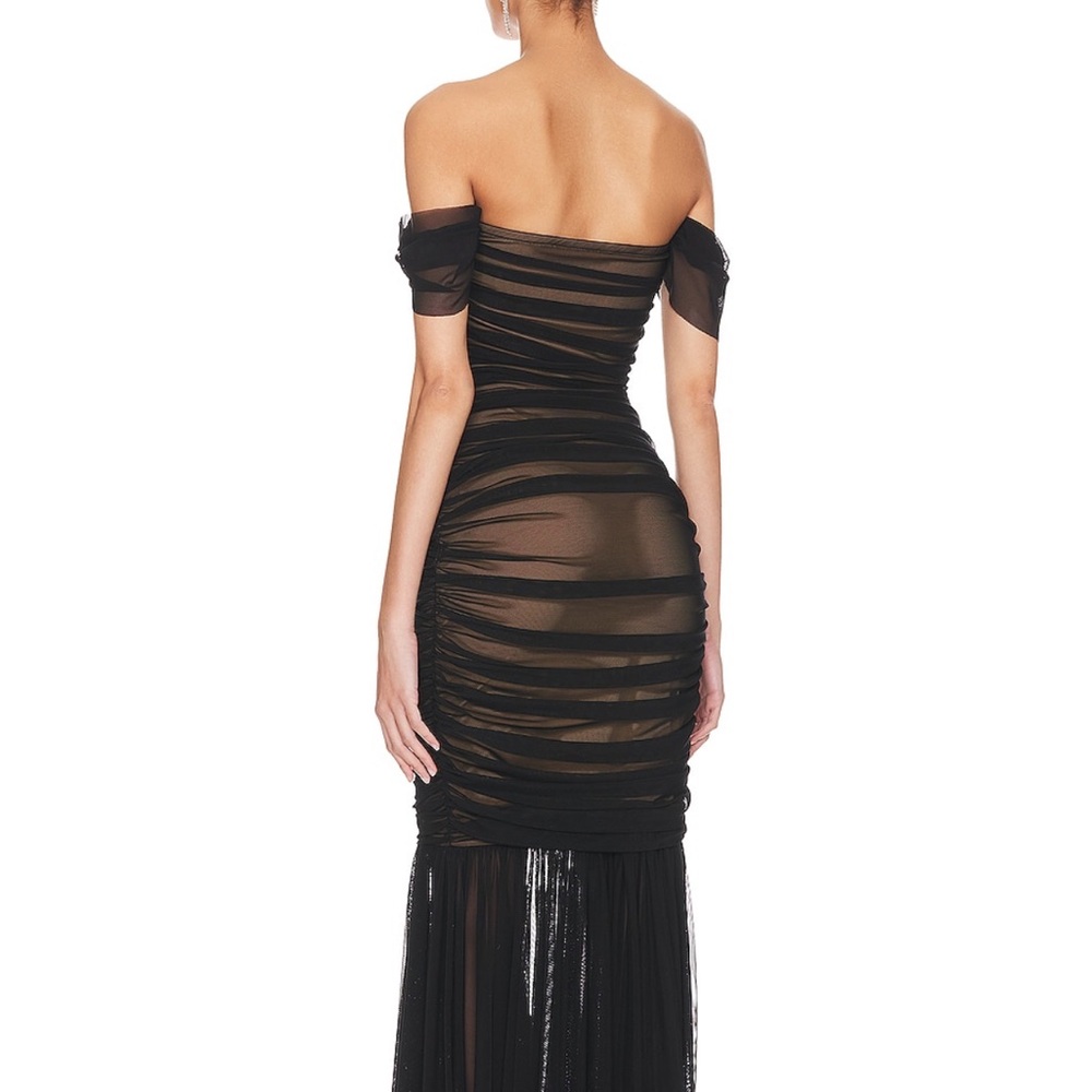 Walter Fishtail Gown in Black Mesh
Norma Kamali